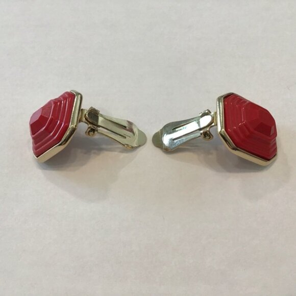 Vintage Costume Jewelry Clip-On Earrings - Picture 4 of 13